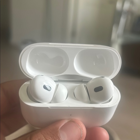 Wireless White Earbuds with Charging Case